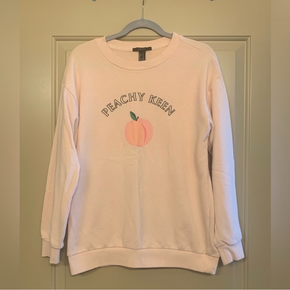 Peachy Keen Pink Sweatshirt